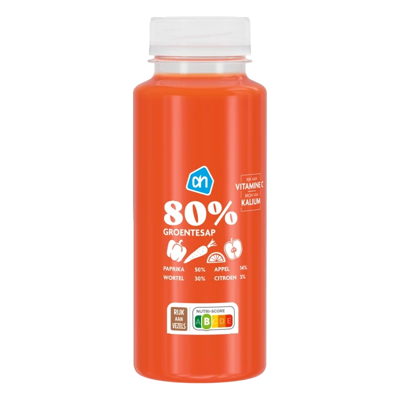 80% Groentesap paprika wortel