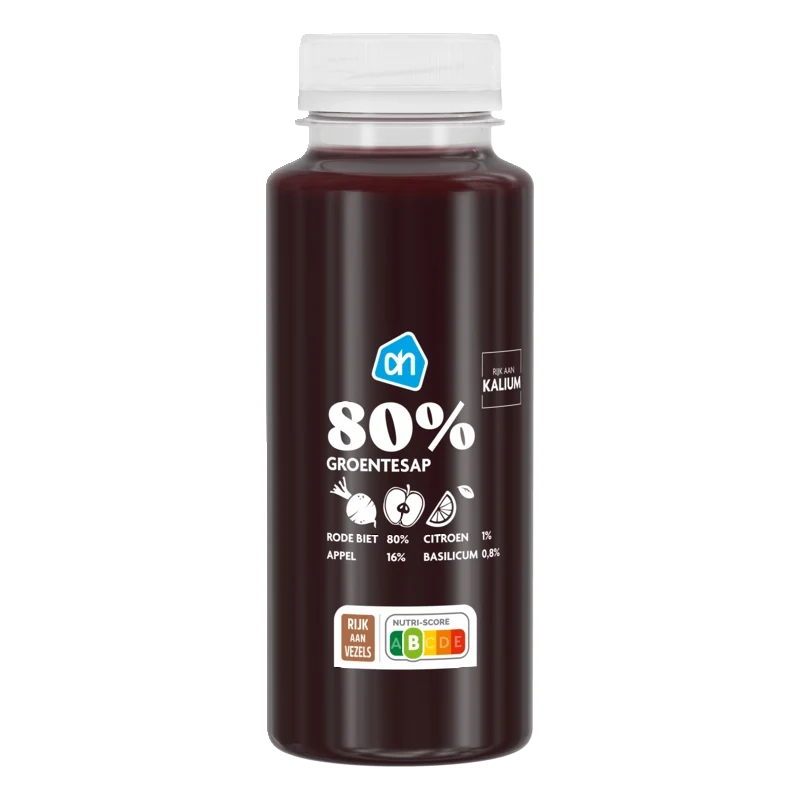80% Groentesap rode biet appel