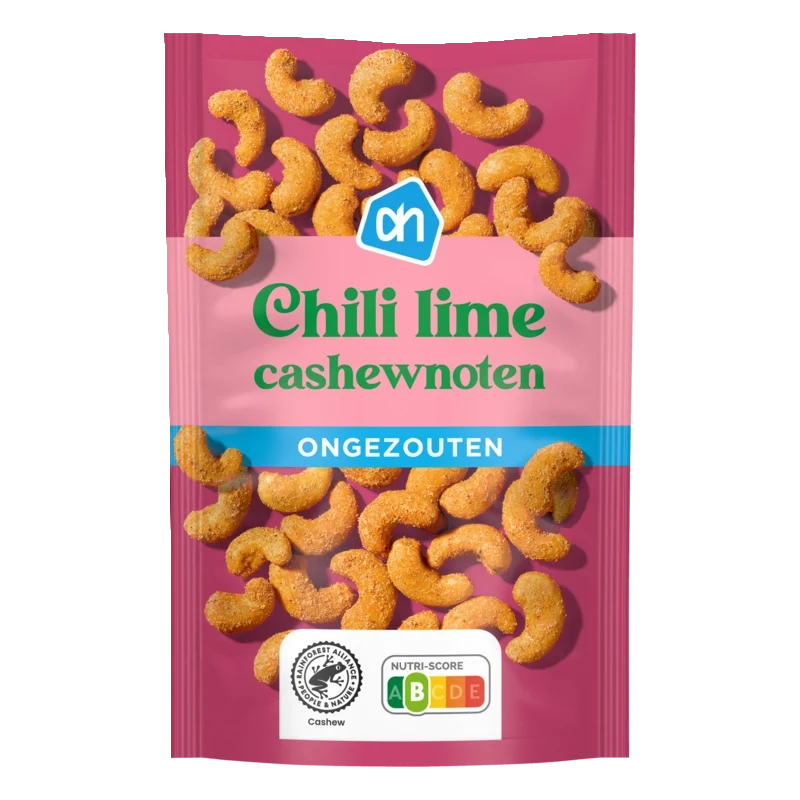 Chili lime cashewnoten ongezouten