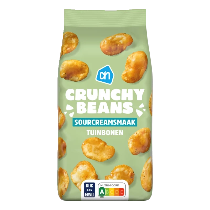 Crunchy beans sourcreamsmaak tuinbonen