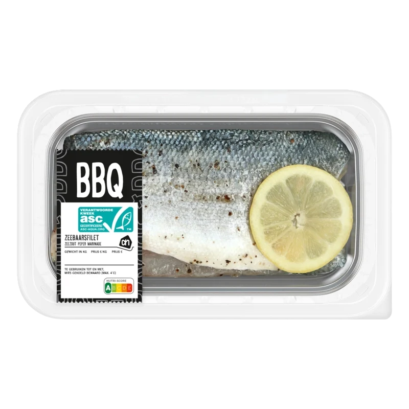 BBQ zeebaarsfilet