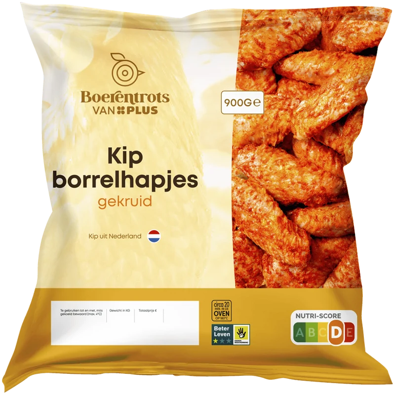 Boerentrots Kipborrelhapjes gekruid