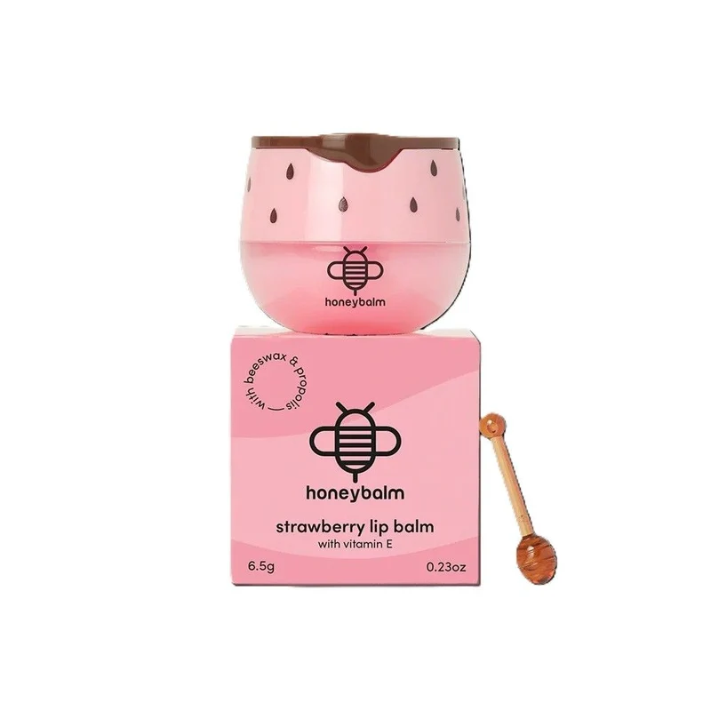Honeybalm Strawberry Lipbalm Spf 25 6.5 gram