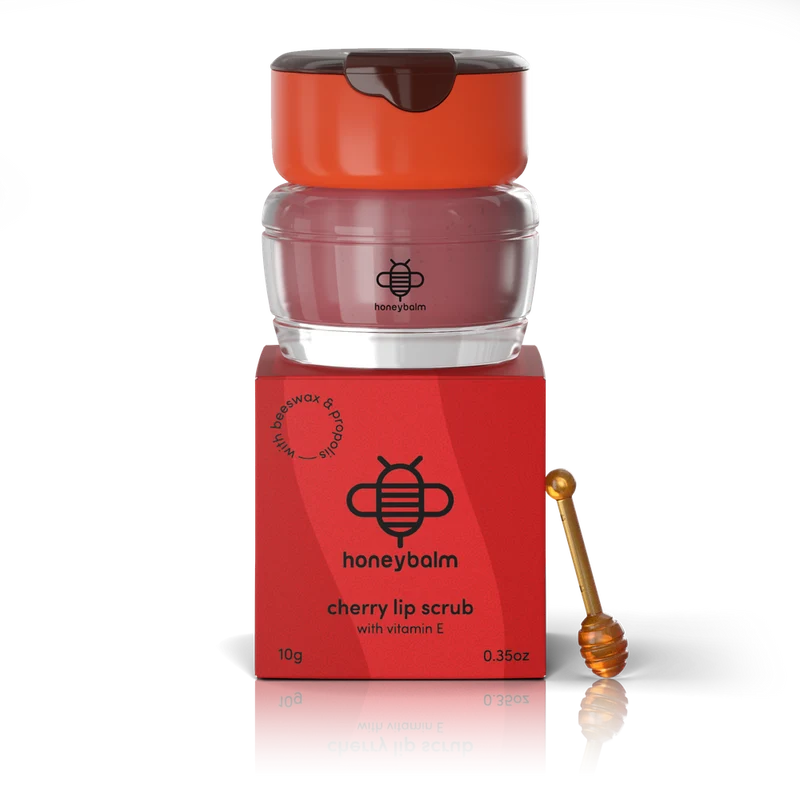 Honeybalm Cherry Lipscrub 10 gram