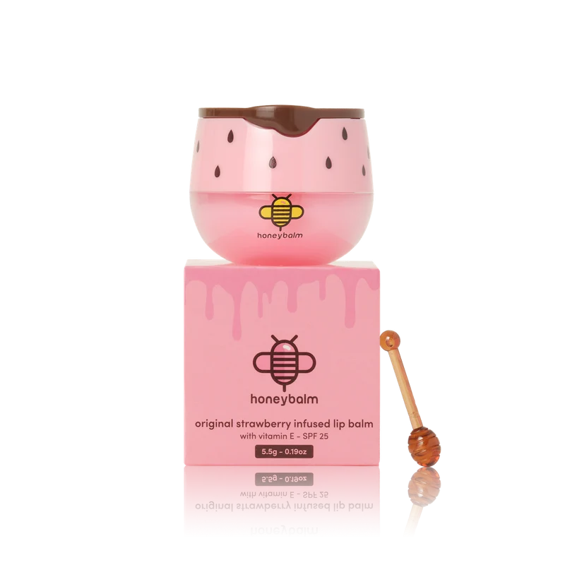 Honeybalm Strawberry Lipbalm Spf 25 5.5 gram