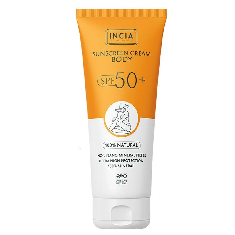 Incia Sunscreen Cream Body SPF 50+ 150 ml