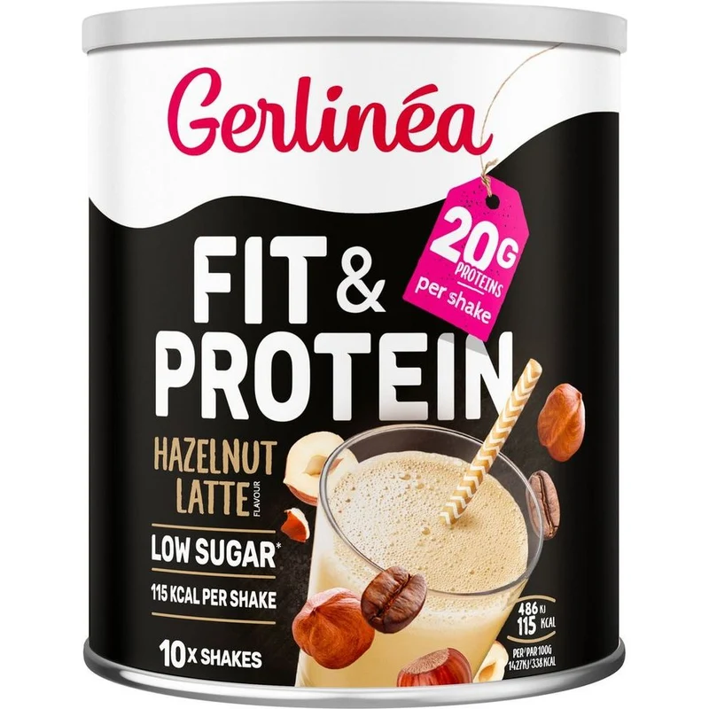 Gerlinéa Fit & Protein Shake Hazelnut Latte Flavour 340 gram