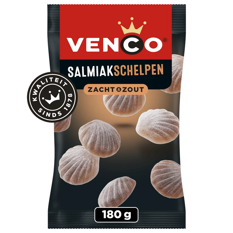 VENCO SALMIAKSCHELPEN ZACHT EN ZOUT ZAK