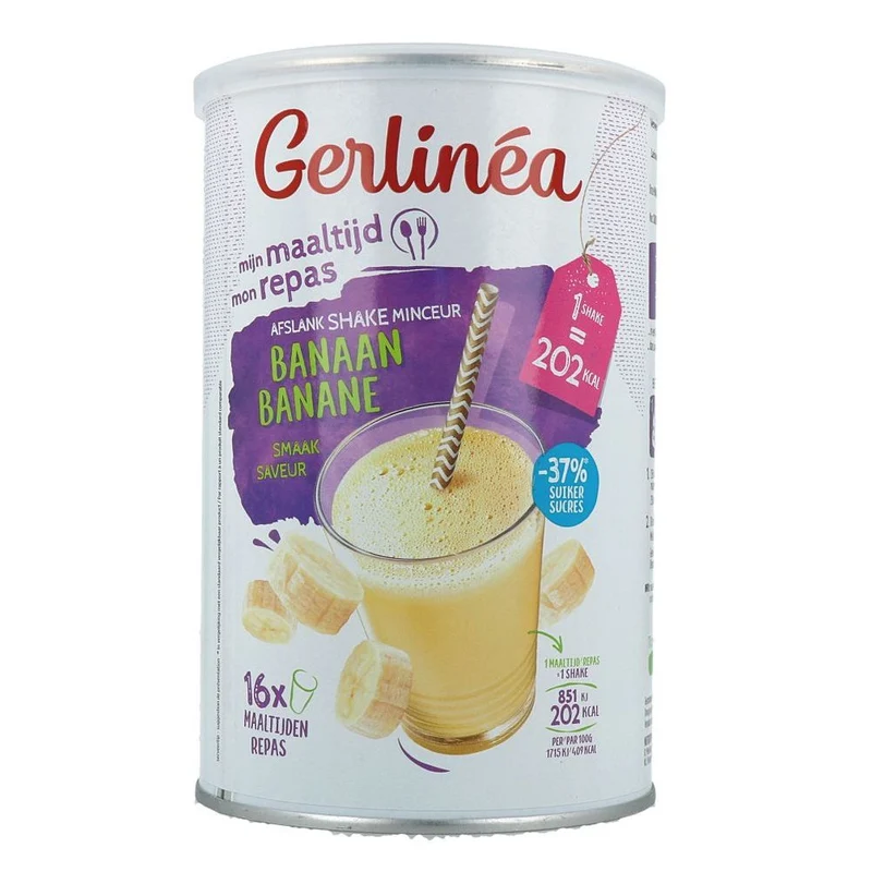 Gerlinéa Mijn Maaltijd Afslankshake Banaan Smaak 436 gram