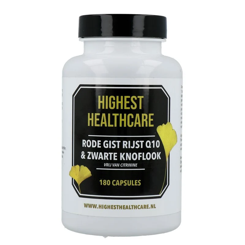 Highest Healthcare Rode Rijst Q10 Zw Knoflook