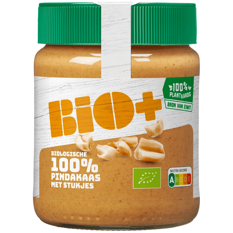 BIO+ Pindakaas 100% crunchy