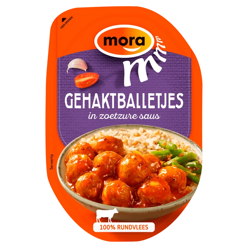 Mora Gehaktballetjes in Zoetzure Saus