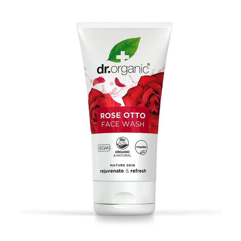 Dr Organic Rose Otto Creamy Face Wash 150 ml