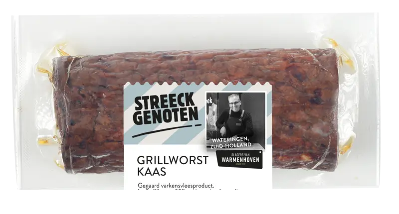 Streeckgenoten Grillworst kaas stukje