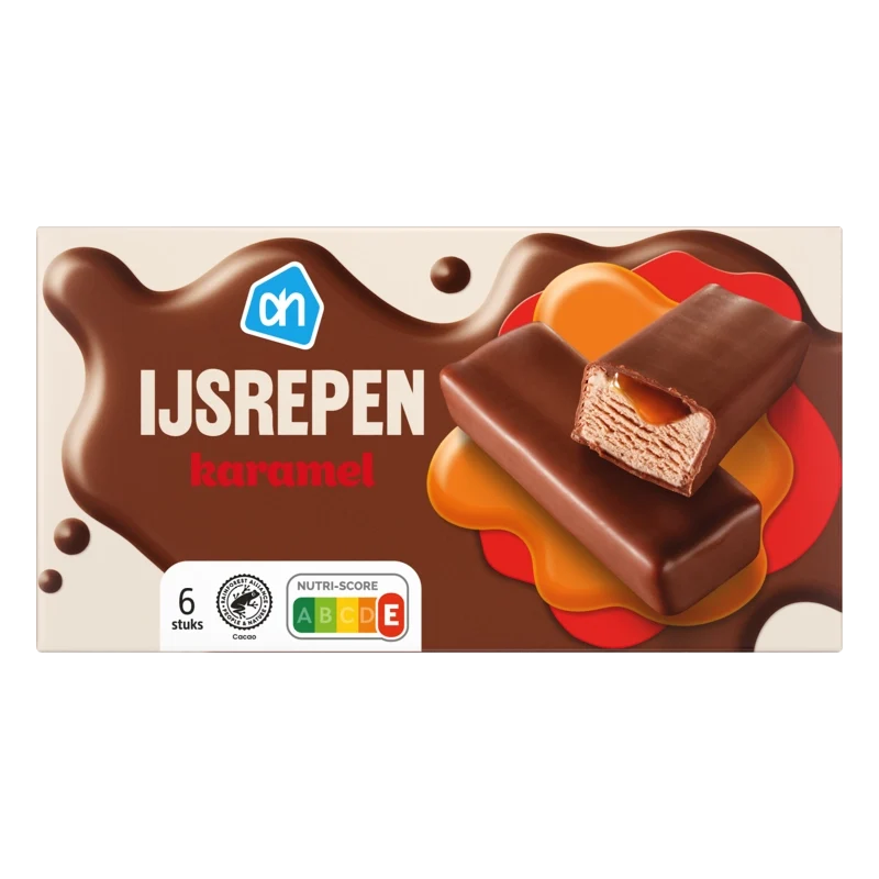 Karamel ijsrepen