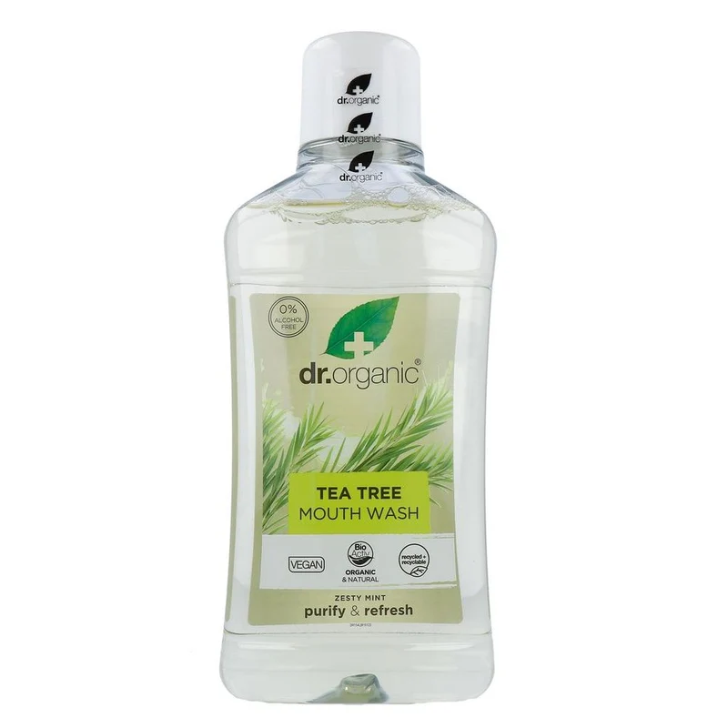 Dr. Organic Moutwash Tea Tree 500 ml