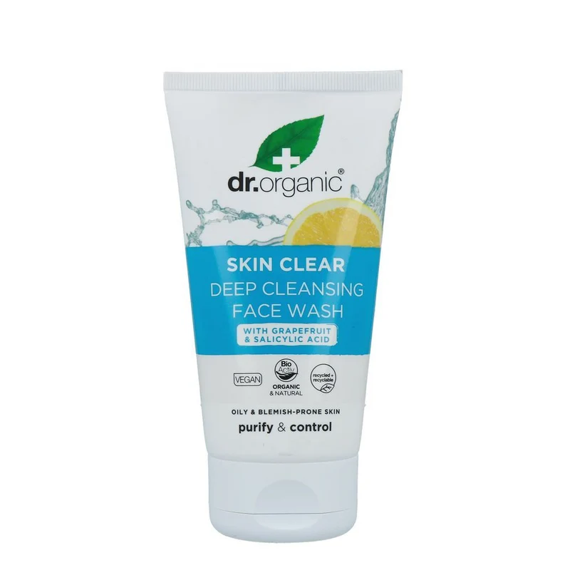 Dr. Organic Skin Clear Deep Cleansing Face Wash 125 ml