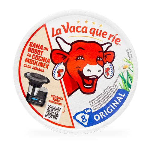 LA VACA QUE RÍE QUESO PORCIONES 8 UND.