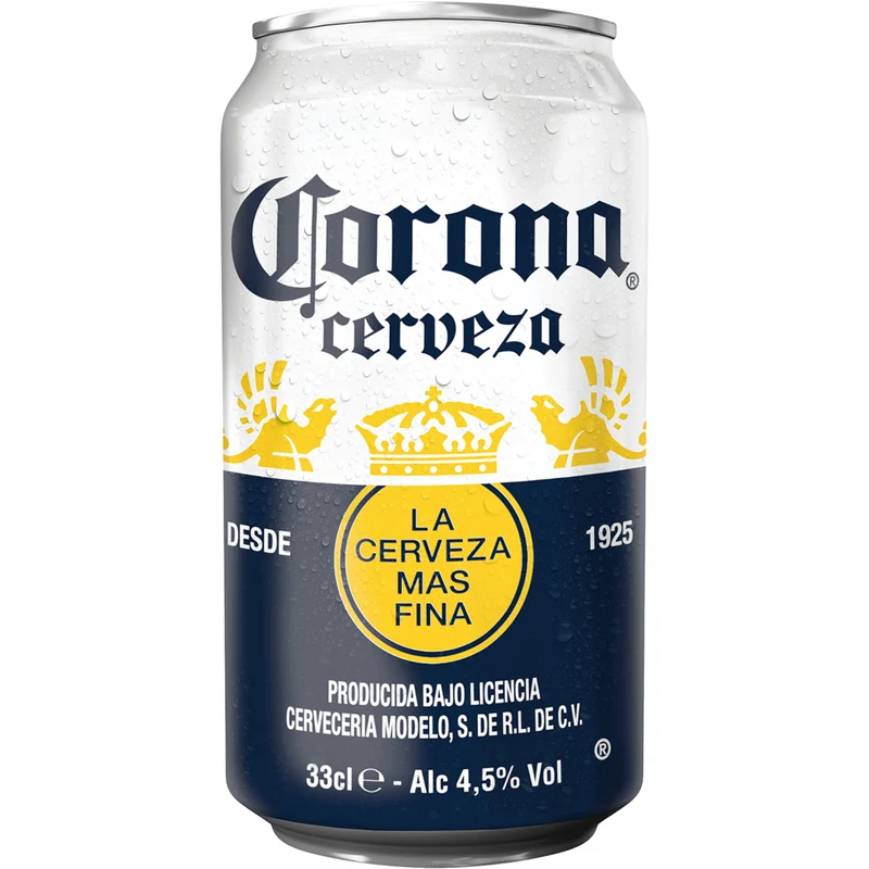 CORONA CERVEZA LATA 24x33 CL.