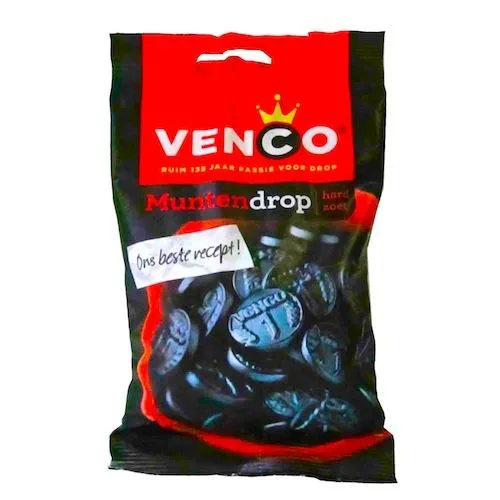 Venco Coins Licorice 120g