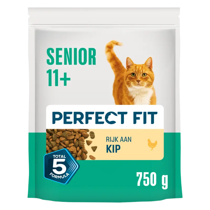Perfect fit Senior 11+ rijk aan kip
