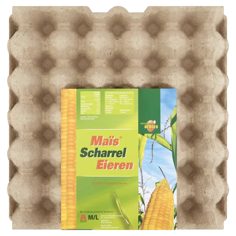 Natuurfarm de Boed Maïs scharreleieren M L