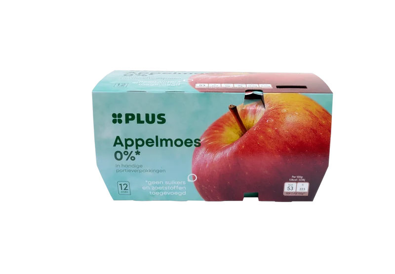 Appelmoes cups 0%