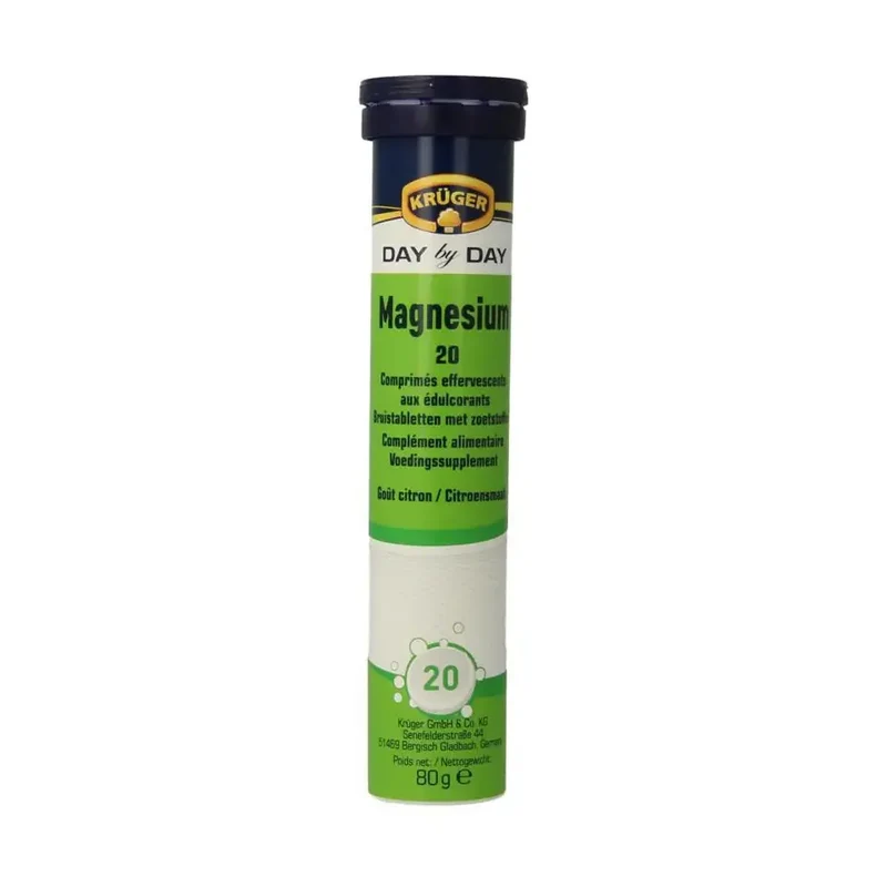 Kruger magnesium bruistablet 20 stuks