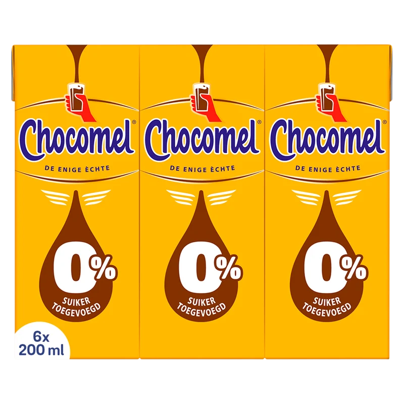 Chocomel 0% Heerlijk Romig & Rijk 6x200ML