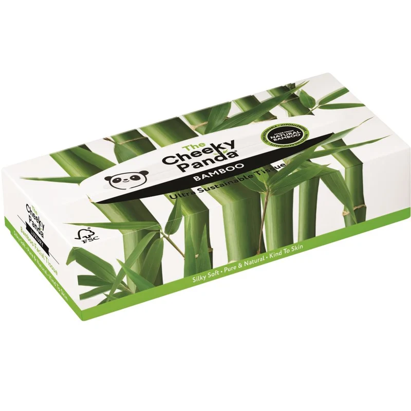 Cheeky Panda Tissues Box 80 stuks