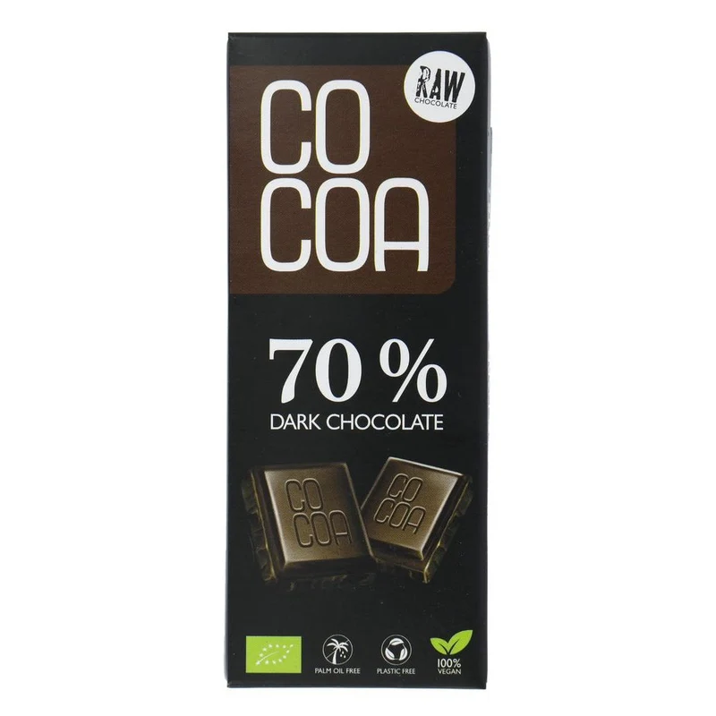 Cocoa Biologische Pure Chocolade Reep 70% 40 gram