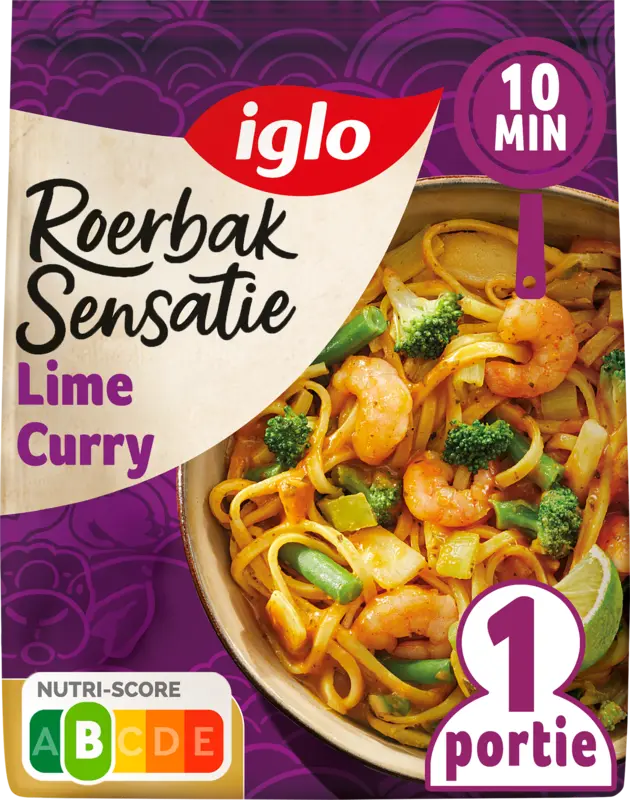 Iglo Roerbak sensatie lime curry