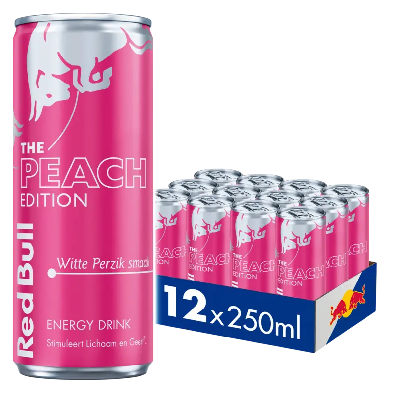 Red Bull White peach 12-pack