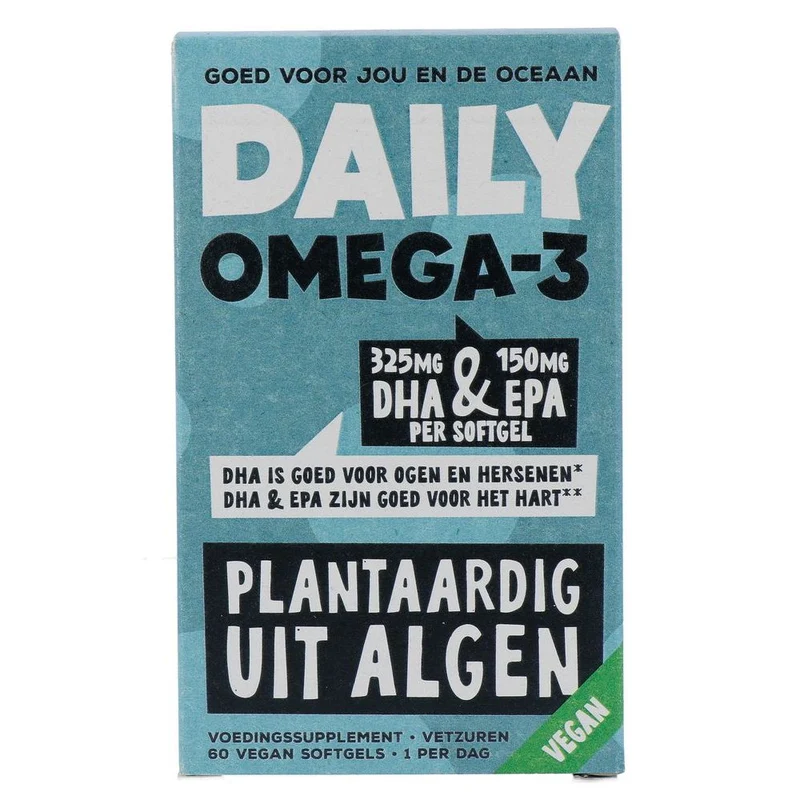 Daily Omega-3 DHA & EPA Capsules 60 vcaps