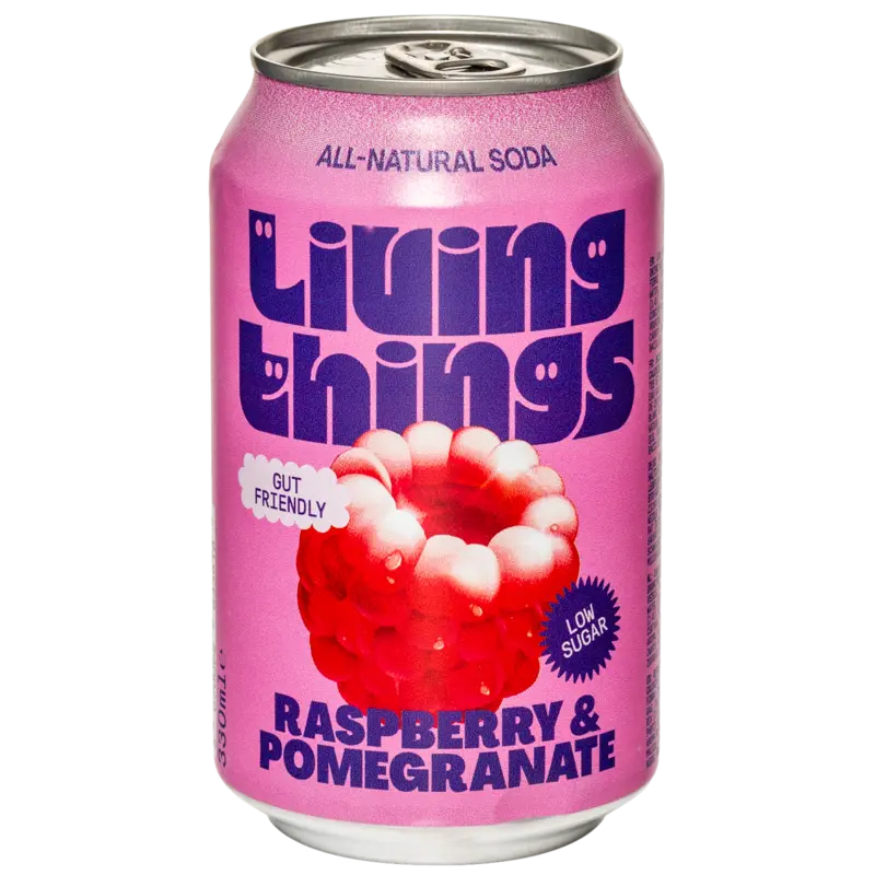 Living Things Raspberry & pomegranate