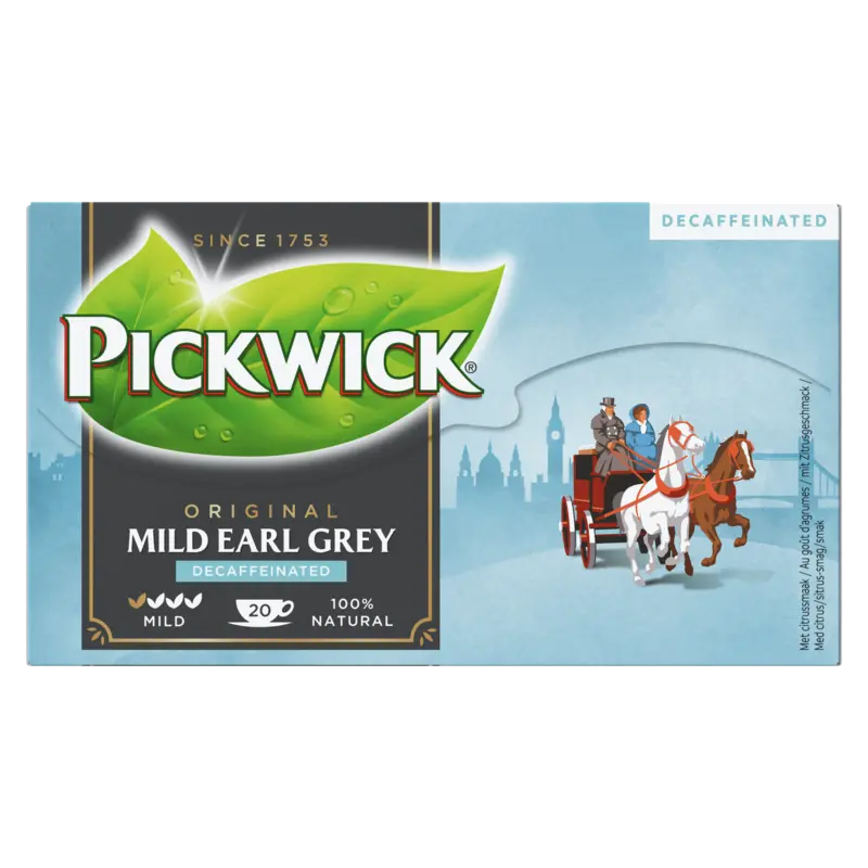 Pickwick Mild earl grey decaffeinated