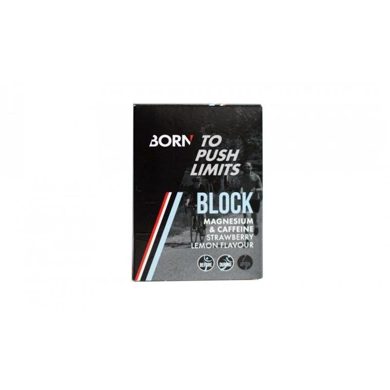 Born Block Magnesium & Caffeine Strawberry & Lemon 64 gram