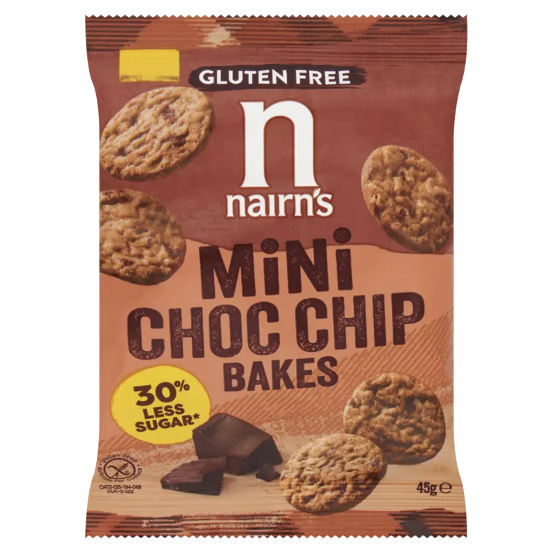 Nairn's Mini choc chip bakes glutenvrij