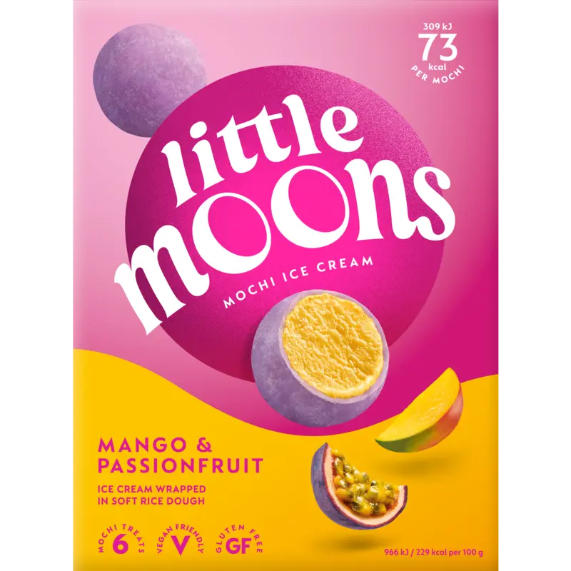 Little Moons Mochi ijs passie mango