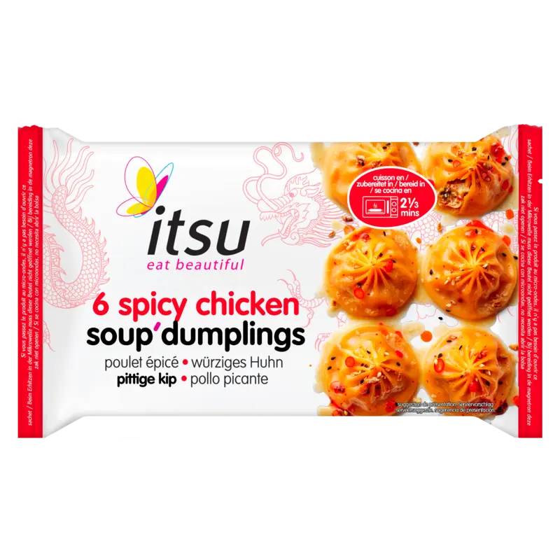 Itsu Spicy chicken soup dumplings