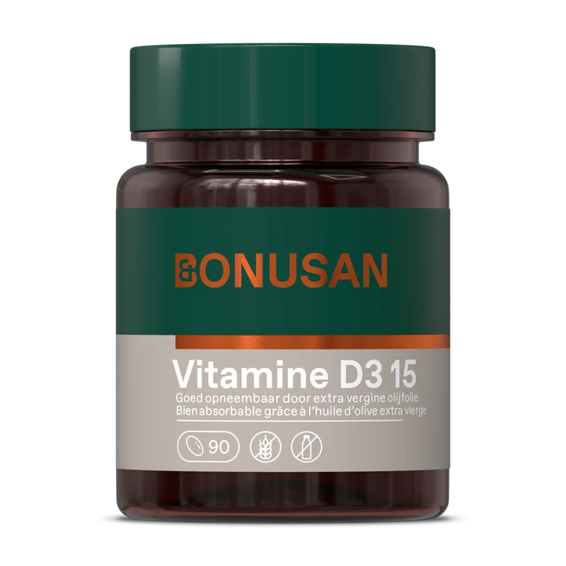 Bonusan Vitamine D3 15 Mcg / 600 IE BE 90 softgels
