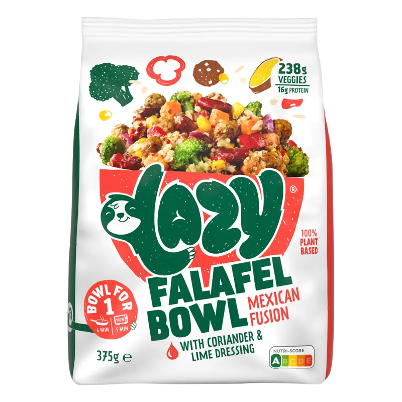 Lazy Falafel bowl mexican fusion