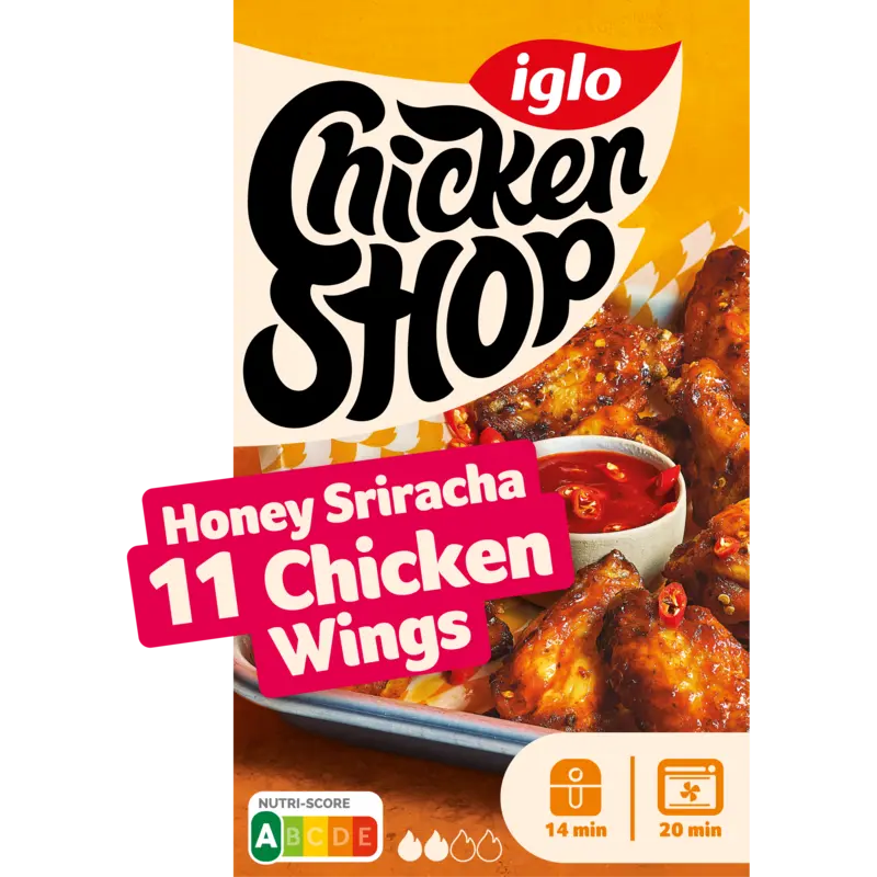 Iglo Chicken shop honey sriracha wings