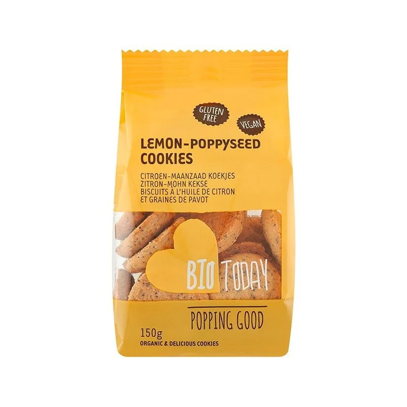 Biotoday Limoen Maanzaad Cookies 150 gram