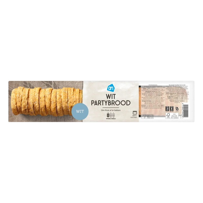 Partybrood wit