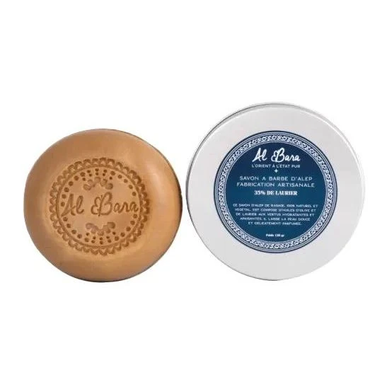 Al Bara Aleppo Baardzeep Olijfolie & 35% Laurierbesolie 125 gram