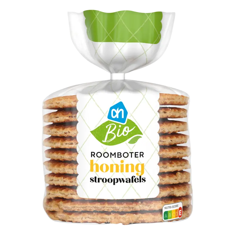 Biologisch Honing stroopwafels