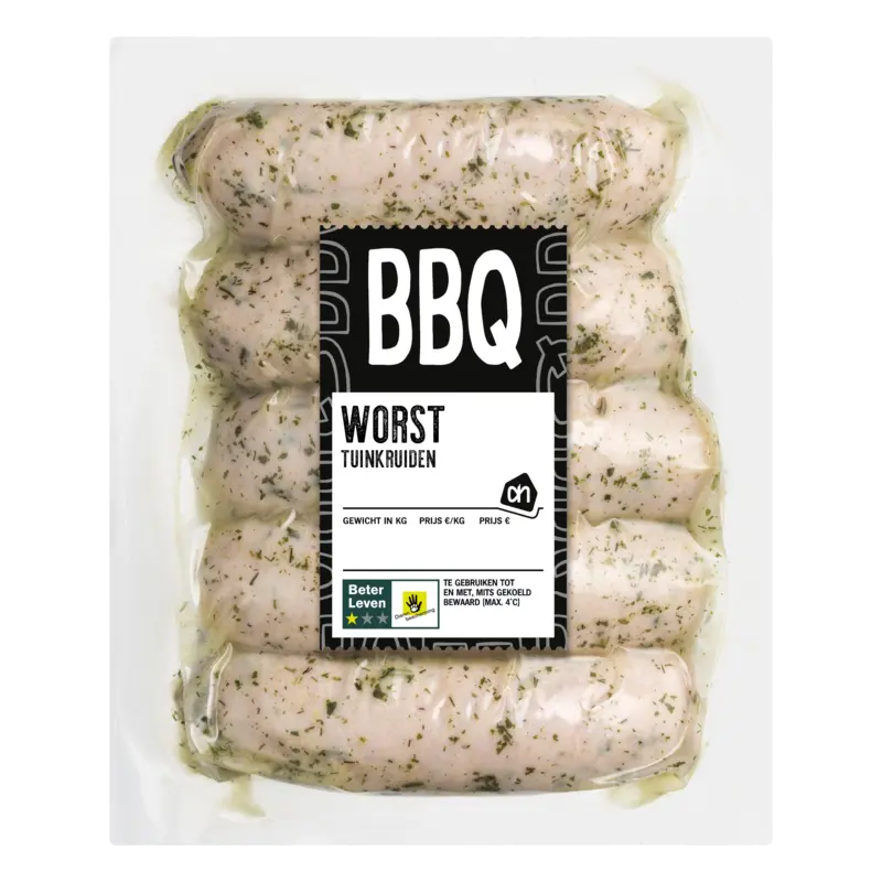 BBQ worst tuinkruiden