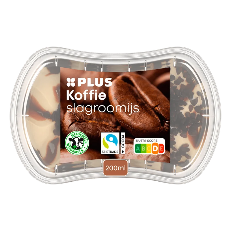 Kleintje slagroomijs Koffie