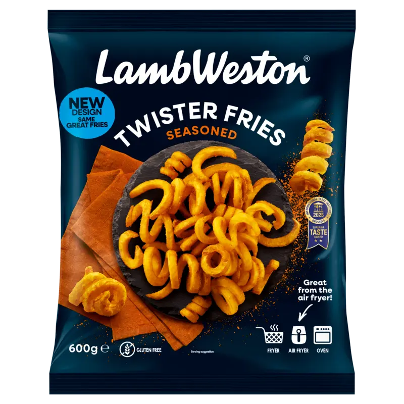 LambWeston Twister fries seasoned